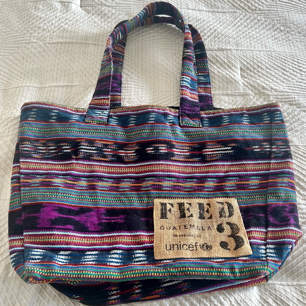 FEED Guatemala UNICEF Purple Bag